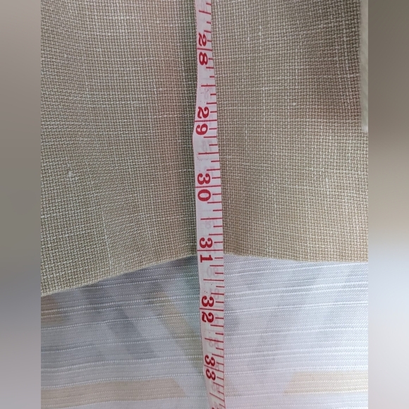 Ann Taylor Linen Cotton Women's  One Button‎ Office Career Blazer Size 18T - Picture 6 of 8